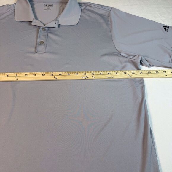 Adidas Shirt Men's X Large Gray  Performance Polo Golf‎ Active Golfer - Picture 8 of 11